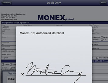 Monex Mobile Sales Suite